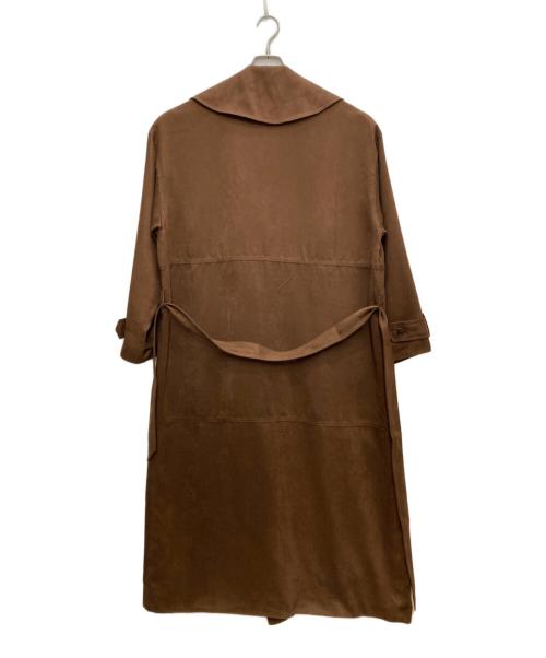 RIM.ARK（リムアーク）RIM.ARK (リムアーク) F/Suede over maxi CT/F/スエード オーバー マキシ シーティー ブラウン サイズ:freeの古着・服飾アイテム