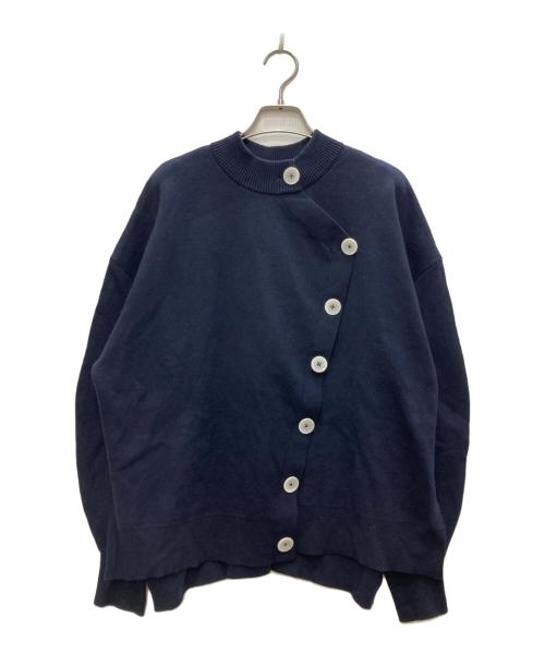 nagonstans（ナゴンスタンス）nagonstans (ナゴンスタンス) box cardigan/ボックスカーディガン ネイビー サイズ:Ｍの古着・服飾アイテム