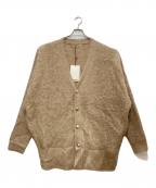 HARUNOBUMURATAハルノブ ムラタ）の古着「MICHELE ニットカーディガン」｜ベージュ