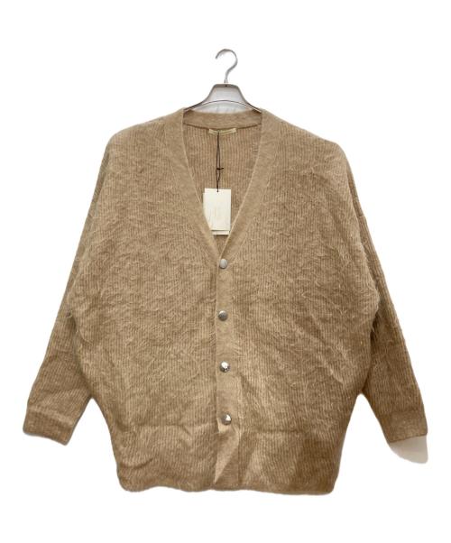 HARUNOBUMURATA（ハルノブ ムラタ）HARUNOBUMURATA (ハルノブ ムラタ) MICHELE ニットカーディガン ベージュ サイズ:34 未使用品の古着・服飾アイテム