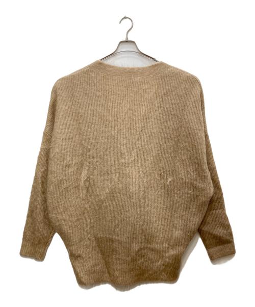 HARUNOBUMURATA（ハルノブ ムラタ）HARUNOBUMURATA (ハルノブ ムラタ) MICHELE ニットカーディガン ベージュ サイズ:34 未使用品の古着・服飾アイテム