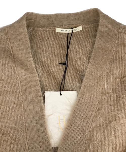 HARUNOBUMURATA（ハルノブ ムラタ）HARUNOBUMURATA (ハルノブ ムラタ) MICHELE ニットカーディガン ベージュ サイズ:34 未使用品の古着・服飾アイテム