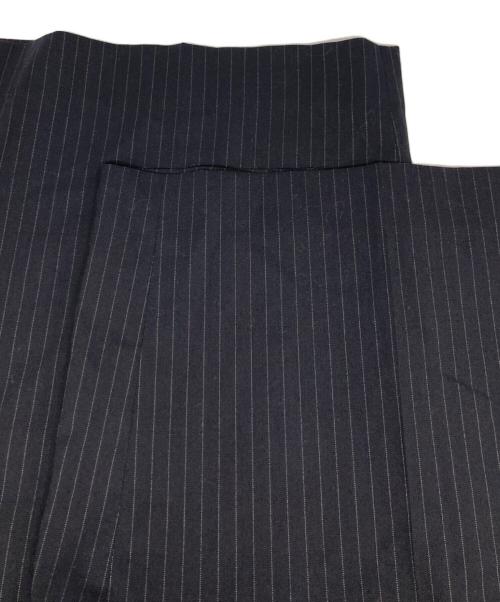 ENFOLD（エンフォルド）ENFOLD (エンフォルド) BELT WIDE-STRAIGHT TROUSERS/ベルト ワイド-ストレート トラウザーズ ネイビー サイズ:36の古着・服飾アイテム