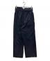 ENFOLD (エンフォルド) BELT WIDE-STRAIGHT TROUSERS/ベルト ワイド-ストレート トラウザーズ ネイビー サイズ:36：15000円