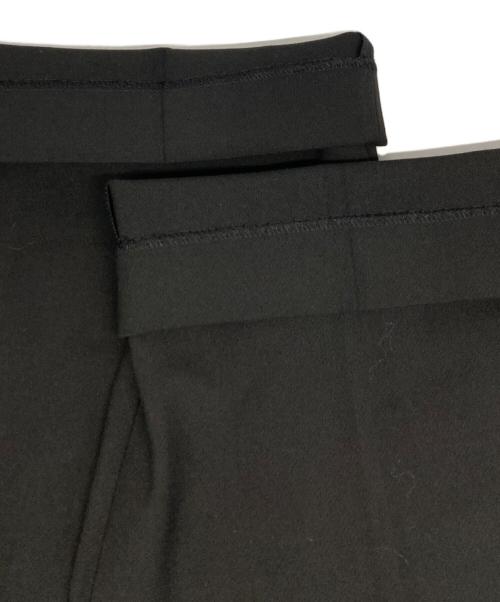 ENFOLD（エンフォルド）ENFOLD (エンフォルド) STRAIGHT-TAILORED TROUSERS/ストレート-テイラード トラウザーズ ブラック サイズ:34 未使用品の古着・服飾アイテム