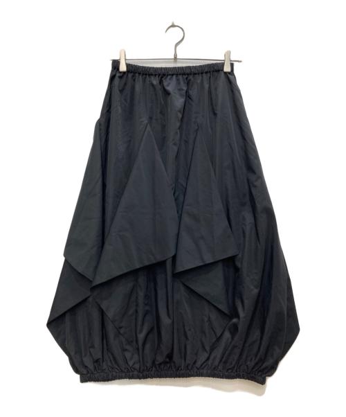 HeRIN.CYE（ヘリンドットサイ）HeRIN.CYE (ヘリンドットサイ) Triangle skirt/トライアングルスカート ブラック サイズ:freeの古着・服飾アイテム