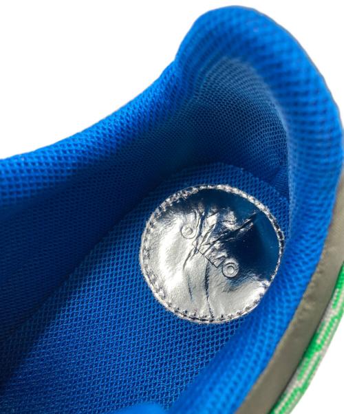 OMMO（オーエムエムオー）OMMO (オーエムエムオー) TWIST LACE BELTED SNEAKERS グレー×ブルー サイズ:37の古着・服飾アイテム