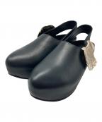 HARUNOBUMURATAハルノブ ムラタ）の古着「TOE PLATFORM LEATHER SHOES/トウ プラットフォーム レザー シューズ」｜ブラック