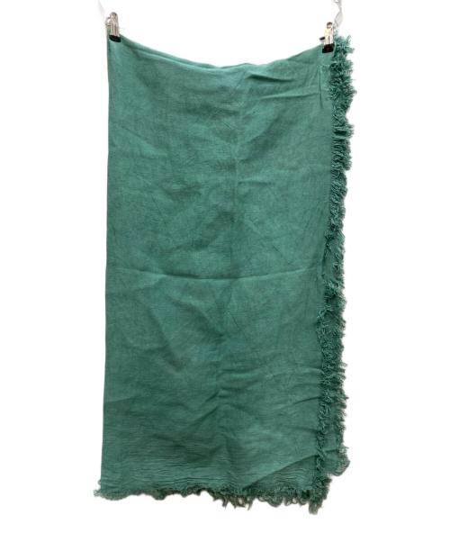 ASAUCE MELER（アソースメレ）ASAUCE MELER (アソースメレ) リネンストール ブラックの古着・服飾アイテム