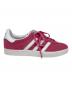 中古・古着 adidas (アディダス) GAZELLE 85 スニーカー ホワイト×ピンク サイズ:24cm：6000円