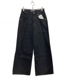 BEAUTY&YOUTH UNITED ARROWS（ビューティーアンドユースユナイテッドアローズ）の古着「タックデニムパンツ」｜ブラック