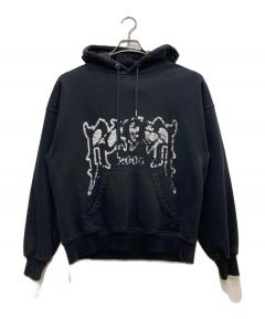 中古・古着通販】DIESEL (ディーゼル) ラムレザー切替ジップパーカー