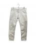 DSQUARED2（ディースクエアード）の古着「SKINNY DAN JEAN/スキニーダンジーンズ」｜ホワイト