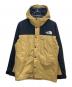 THE NORTH FACE（ザ ノース フェイス）の古着「Mountain Light Jacket/マウンテン ライト ジャケット」｜ベージュ×ブラック