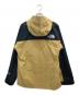 THE NORTH FACE (ザ ノース フェイス) Mountain Light Jacket/マウンテン ライト ジャケット ベージュ×ブラック サイズ:Ｍ：18000円