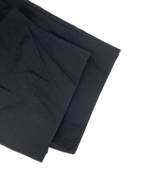 LAD MUSICIAN（ラッドミュージシャン）LAD MUSICIAN (ラッドミュージシャン) WOOL GABARDINE WIDE FLARE SLACKS/ウールギャバジンワイドフレアスラックス ブラック サイズ:44の古着・服飾アイテム