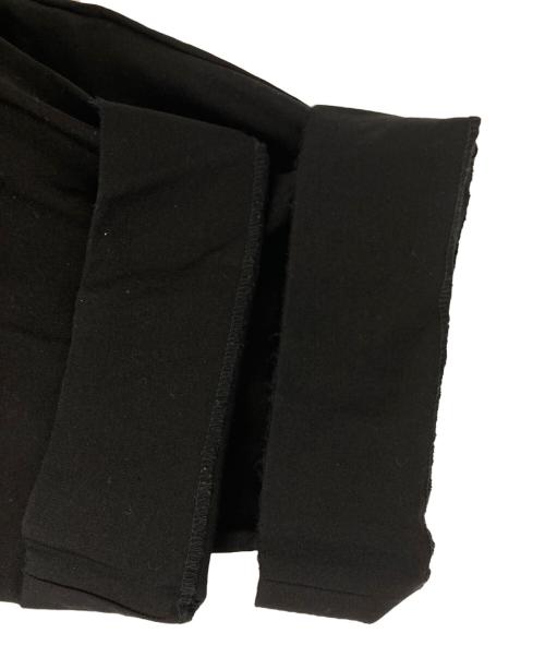 LAD MUSICIAN（ラッドミュージシャン）LAD MUSICIAN (ラッドミュージシャン) WOOL GABARDINE WIDE FLARE SLACKS/ウールギャバジンワイドフレアスラックス ブラック サイズ:44の古着・服飾アイテム