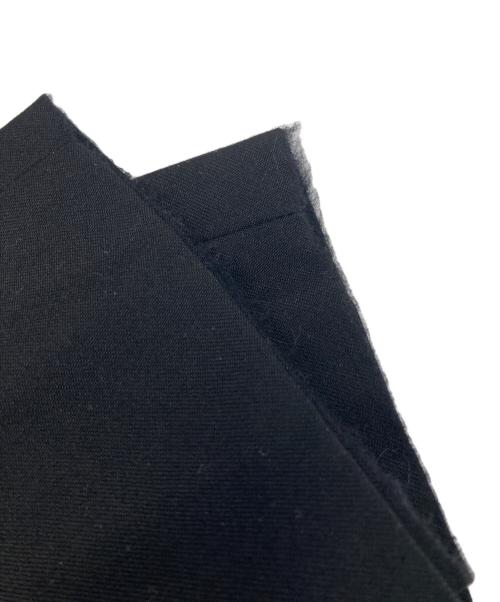 LAD MUSICIAN（ラッドミュージシャン）LAD MUSICIAN (ラッドミュージシャン) WOOL GABARDINE WIDE FLARE SLACKS/ウールギャバジンワイドフレアスラックス ブラック サイズ:44の古着・服飾アイテム