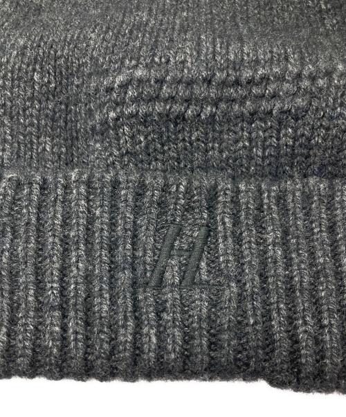 HELMUT LANG（ヘルムートラング）HELMUT LANG (ヘルムートラング) ニット帽 グレー サイズ:OSの古着・服飾アイテム