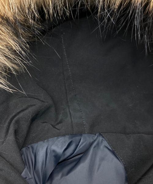 DANTON（ダントン）DANTON (ダントン) ファー付ダウンジャケット ブラック サイズ:36の古着・服飾アイテム