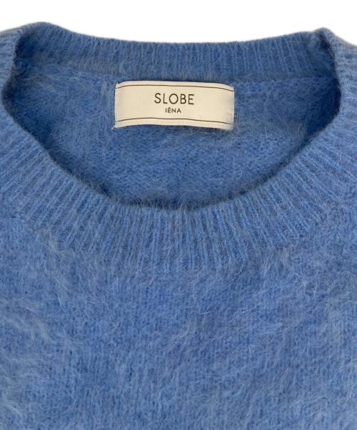 SLOBE IENA（スローブ イエナ）SLOBE IENA (スローブ イエナ) フォックスカシミヤニット ブルー サイズ:Freeの古着・服飾アイテム