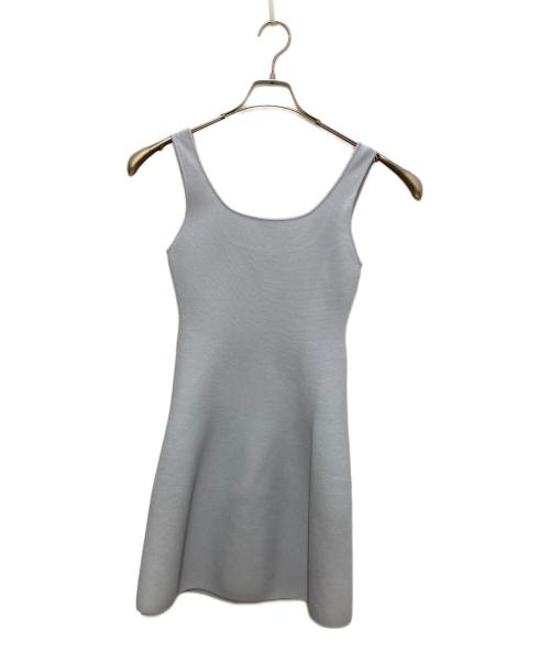 Snidel（スナイデル）Snidel (スナイデル) セットアップ スクエアネックミニワンピース ブルー サイズ:Fの古着・服飾アイテム