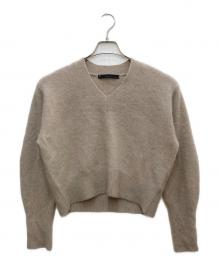 martinique（マルティニーク）の古着「FOXショートプルオーバー ショートニット」｜ベージュ