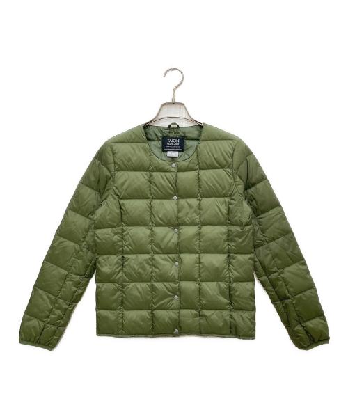 TAION（タイオン）TAION (タイオン) ダウンジャケット カーキ サイズ:Ｍの古着・服飾アイテム