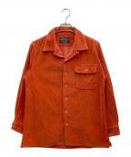 POLO COUNTRYポロカントリー）の古着「コーデュロイシャツ」｜オレンジ