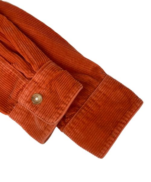 POLO COUNTRY（ポロカントリー）POLO COUNTRY (ポロカントリー) コーデュロイシャツ オレンジ サイズ:Ｌの古着・服飾アイテム