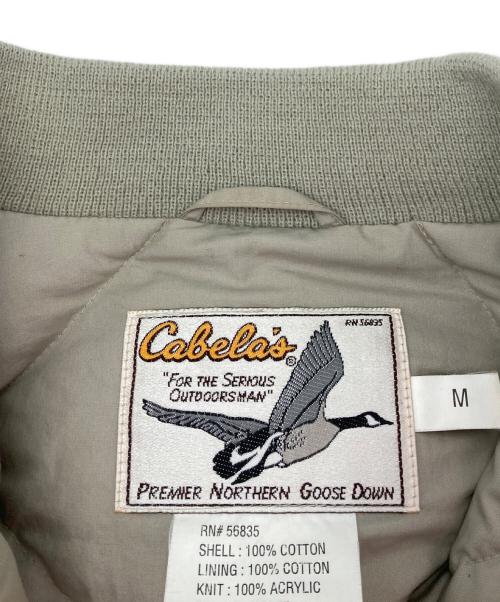 Cabela's（カベラス）Cabela's (カベラス) ダウンジャケット ベージュ サイズ:Ｍの古着・服飾アイテム