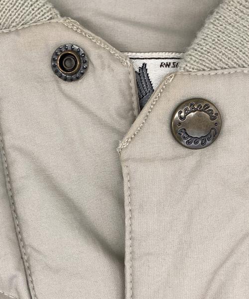 Cabela's（カベラス）Cabela's (カベラス) ダウンジャケット ベージュ サイズ:Ｍの古着・服飾アイテム