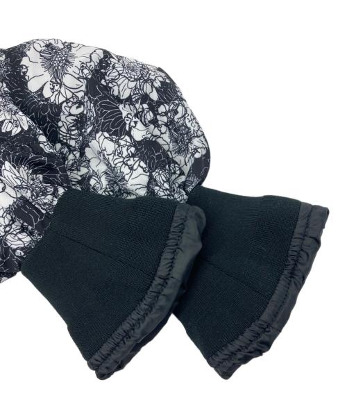 Onitsuka Tiger（オニツカタイガー）Onitsuka Tiger (オニツカタイガー) ANDREA POMPILIO (アンドレアポンピリオ) 総柄ボンバージャケット ブラック×ホワイト サイズ:Ｍの古着・服飾アイテム