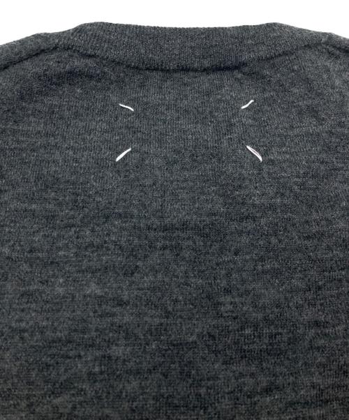 Maison Margiela（メゾンマルジェラ）Maison Margiela (メゾンマルジェラ) エルボーパッチニット グレー サイズ:Lの古着・服飾アイテム