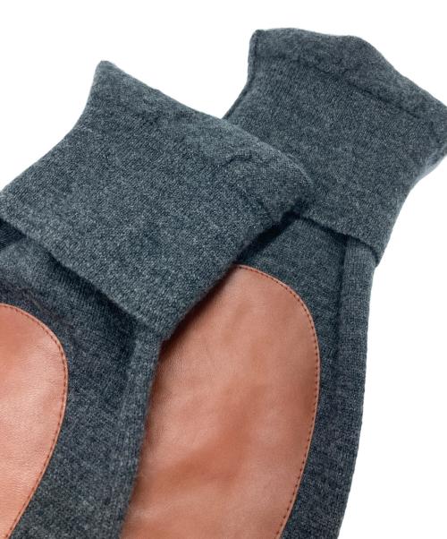 Maison Margiela（メゾンマルジェラ）Maison Margiela (メゾンマルジェラ) エルボーパッチニット グレー サイズ:Lの古着・服飾アイテム