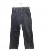 Ron Hermanロンハーマン）の古着「ワイドデニムパンツ」｜ブラック