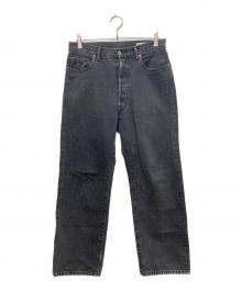 Ron Herman（ロンハーマン）の古着「ワイドデニムパンツ」｜ブラック