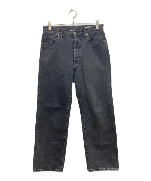 Ron Herman（ロンハーマン）Ron Herman (ロンハーマン) ワイドデニムパンツ ブラック サイズ:29の古着・服飾アイテム