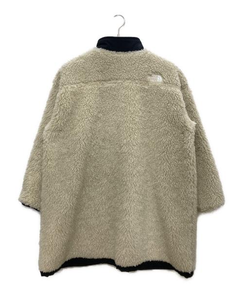 THE NORTH FACE（ザ ノース フェイス）THE NORTH FACE (ザ ノース フェイス) MATERNITY BIO FLEECE JACKET & BABY CAP/マタニティ ボア フリース ジャケット ＆ ベイビー キャップ アイボリー×ブラック サイズ:Lの古着・服飾アイテム