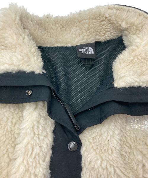 THE NORTH FACE（ザ ノース フェイス）THE NORTH FACE (ザ ノース フェイス) MATERNITY BIO FLEECE JACKET & BABY CAP/マタニティ ボア フリース ジャケット ＆ ベイビー キャップ アイボリー×ブラック サイズ:Lの古着・服飾アイテム