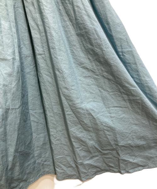 CLANE（クラネ）CLANE (クラネ) VOLUME MAXI SKIRT/ボリュームマキシスカート ブルー サイズ:1の古着・服飾アイテム