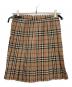 Burberry's (バーバリー) ノバチェック プリーツミニスカート ベージュ サイズ:36：6000円