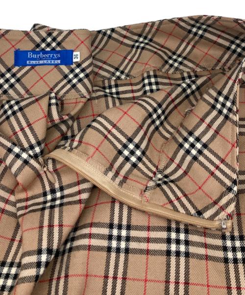 Burberry's（バーバリー）Burberry's (バーバリー) ノバチェックミニスカート ベージュ サイズ:36の古着・服飾アイテム
