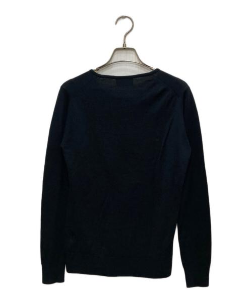 JOHN SMEDLEY（ジョンスメドレー）JOHN SMEDLEY (ジョンスメドレー) クルーネックニット ブラック サイズ:Ｍの古着・服飾アイテム