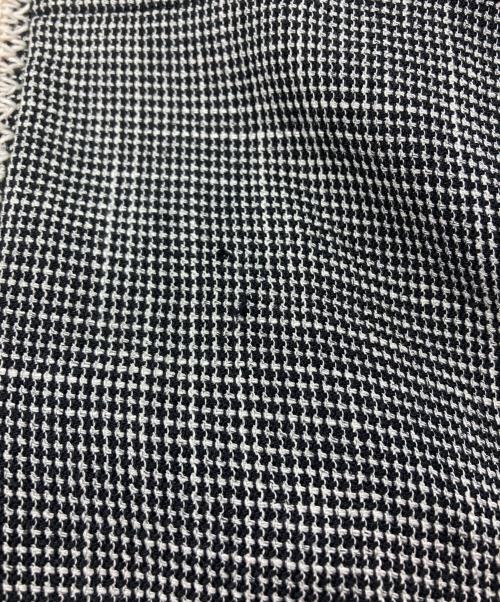 PUBLIC TOKYO（パブリックトウキョウ）PUBLIC TOKYO (パブリックトウキョウ) エンブロイダリーメッシュパーカー ブラック×ホワイト サイズ:FREEの古着・服飾アイテム