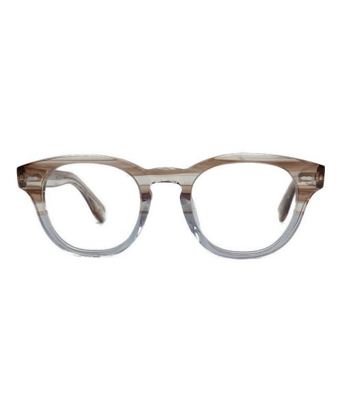 OLIVER PEOPLES（オリバーピープルズ）OLIVER PEOPLES (オリバーピープルズ) Cary Grant/ケイリー・グラント ブラウン×クリア サイズ:48□22 145の古着・服飾アイテム