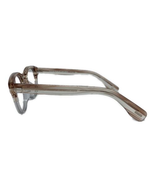 OLIVER PEOPLES（オリバーピープルズ）OLIVER PEOPLES (オリバーピープルズ) Cary Grant/ケイリー・グラント ブラウン×クリア サイズ:48□22 145の古着・服飾アイテム