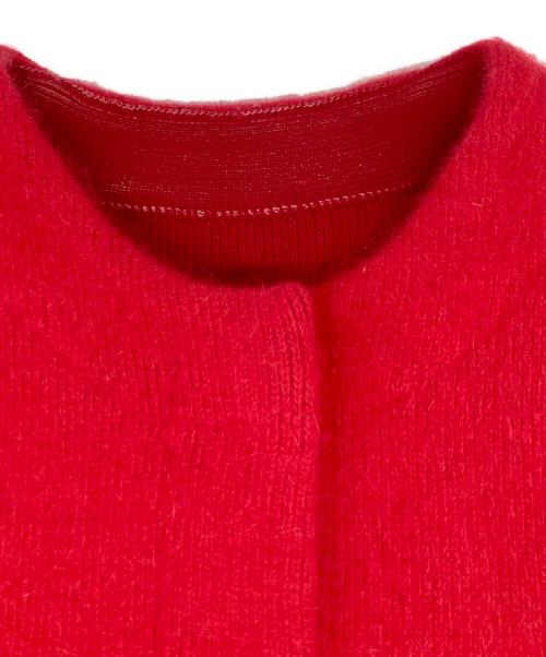 ELENDEEK（エレンディーク）ELENDEEK (エレンディーク) CN RACCOON MIX WCD/CNラクーンミックスダブルカーディガン レッド サイズ:1の古着・服飾アイテム