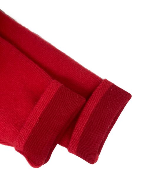 ELENDEEK（エレンディーク）ELENDEEK (エレンディーク) CN RACCOON MIX WCD/CNラクーンミックスダブルカーディガン レッド サイズ:1の古着・服飾アイテム