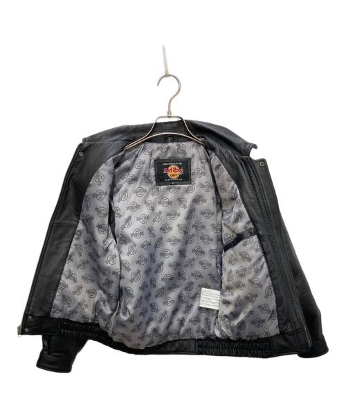 Hard Rock cafe（ハードロックカフェ）Hard Rock cafe (ハードロックカフェ) レザージャケット ブラック サイズ:Mの古着・服飾アイテム